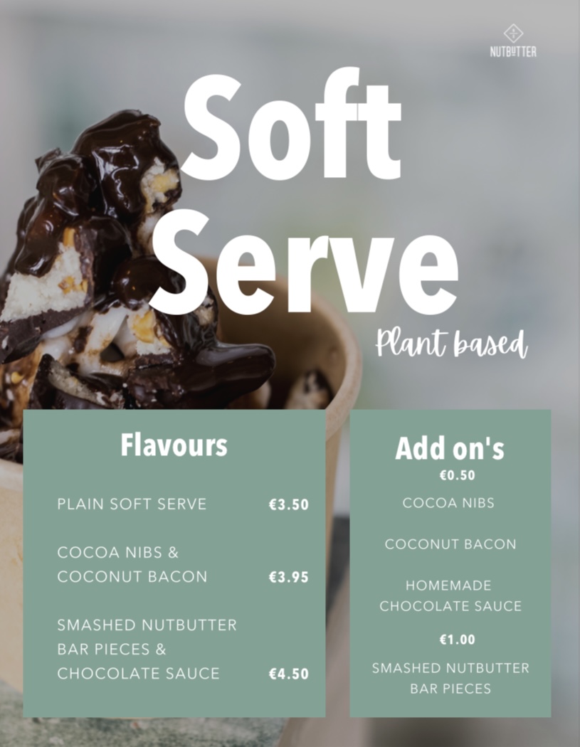 Nutbutter's new plant-based soft serve launches today and the only drizzle we want to hear about is in the form of chocolate sauce and cocoa nibs ☀️