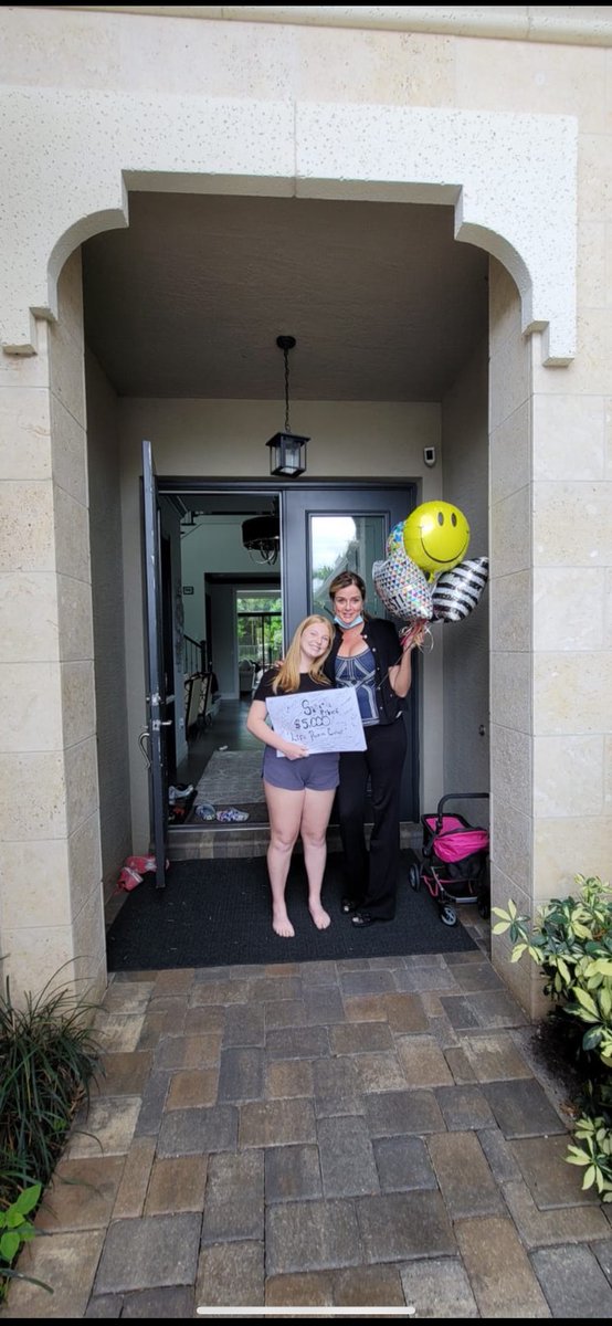 Thank you <a href="/learntostart/">Learn to Start</a>  <a href="/__StartupStudio/">Startup Studio</a>  @AnastasiaGHall! I am so grateful to have won $5,000 for winning Ms. Butterworth's life-purpose entrepreneur contest! What an amazing opportunity I am so grateful to be a part of! <a href="/NBPSEagles/">North Broward Prep</a>