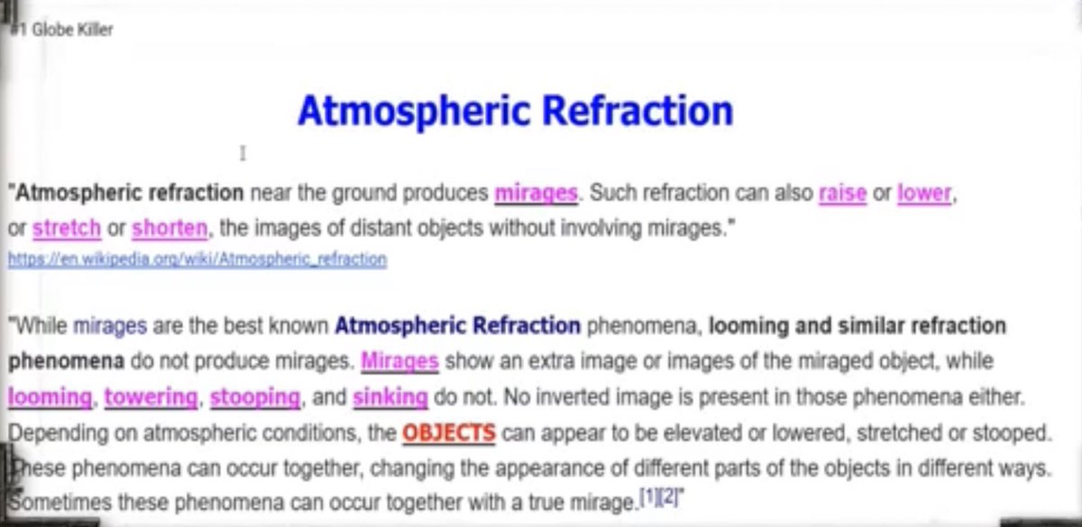 NothingSirius's tweet image. That’s called #AtmosphericRefraction, specifically #Sinking

#StudyHarder