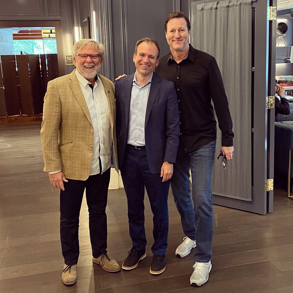 Scott_Pyle's tweet image. Thankful to have spent Breakfast with these 2 guys this week in DC. Distance may separate us daily but the Lord put us on the same path to run our race together!