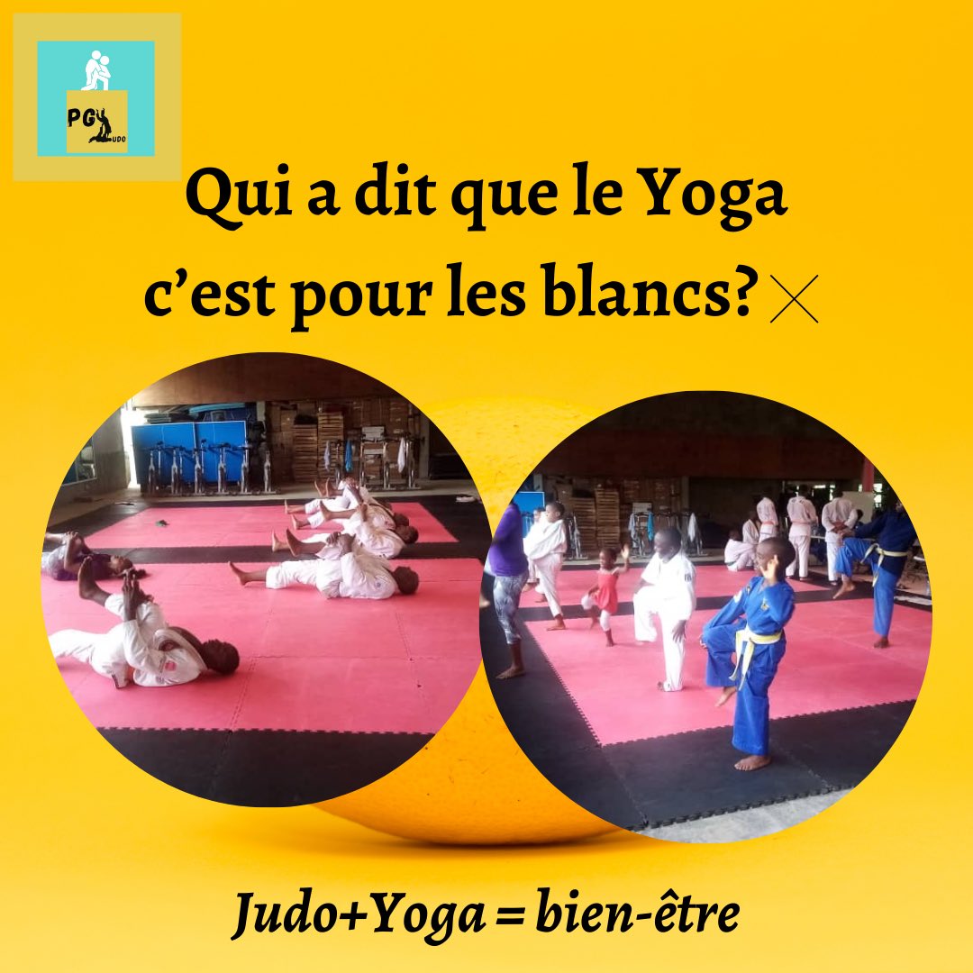 JudoPg's tweet photo. Qui dit •judo• dit •souplesse• et qui dit souplesse dit yoga 👌🏾 
PG Judo allie savoir-faire et professionnalisme! 
#judo #judoka #judokas #yoga #souplesse #savoirfaire #savoirvivre #professionnalisme https://t.co/VQcGGZICP9