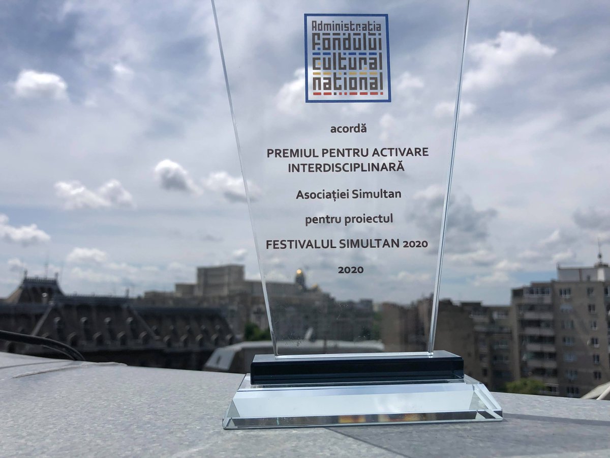 simultan_org's tweet photo. We are happy to announce that #simultanfestival 2020 has received the #AFCN award for interdisciplinary activation. Thanks to everyone involved! https://t.co/TXLD1Am0WG