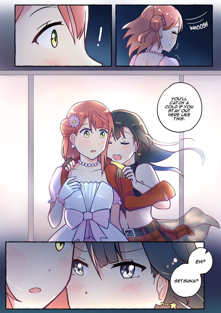A short and sweet SetsuAyu comic set after 3L. (1/3)
#ラブライブ #虹ヶ咲 #せつあゆ 