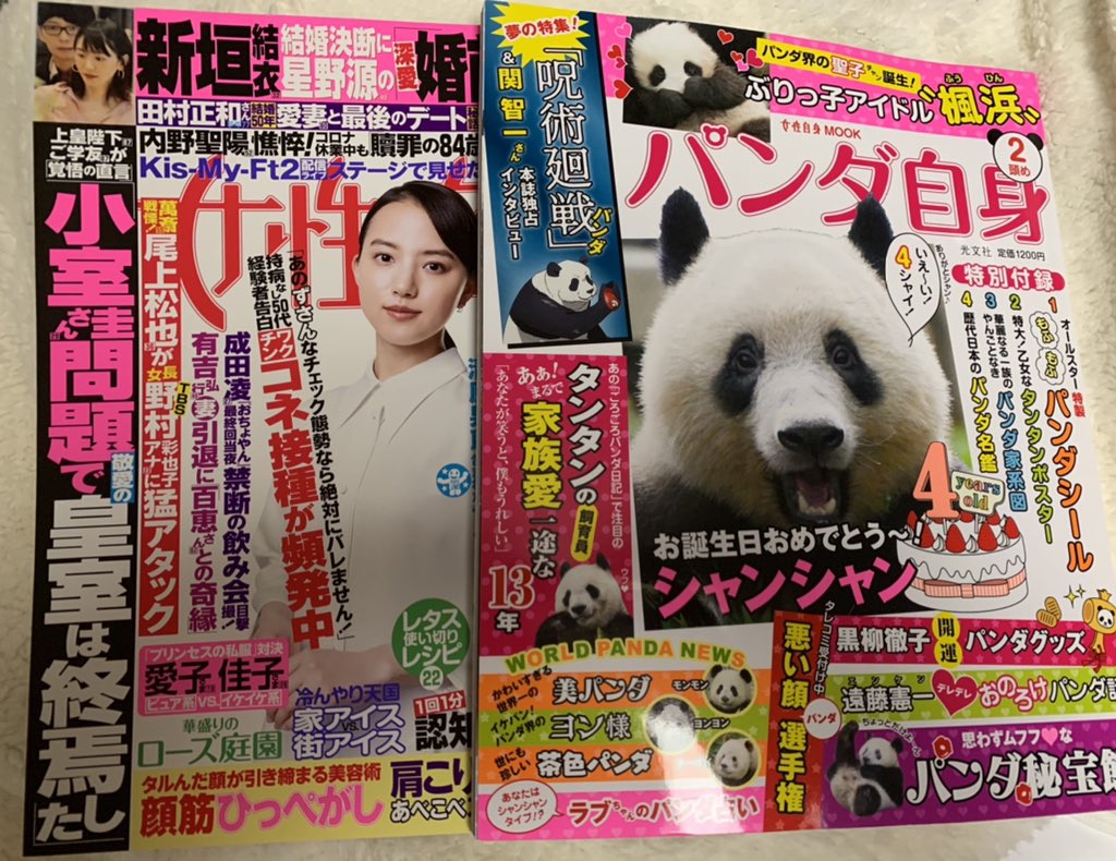 パンダ自身2頭目