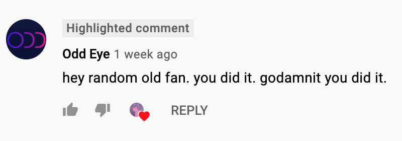 Fearless_Cult's tweet photo. someone left this comment on one of my bg's videos 🥺 https://t.co/qBlnc5mITk