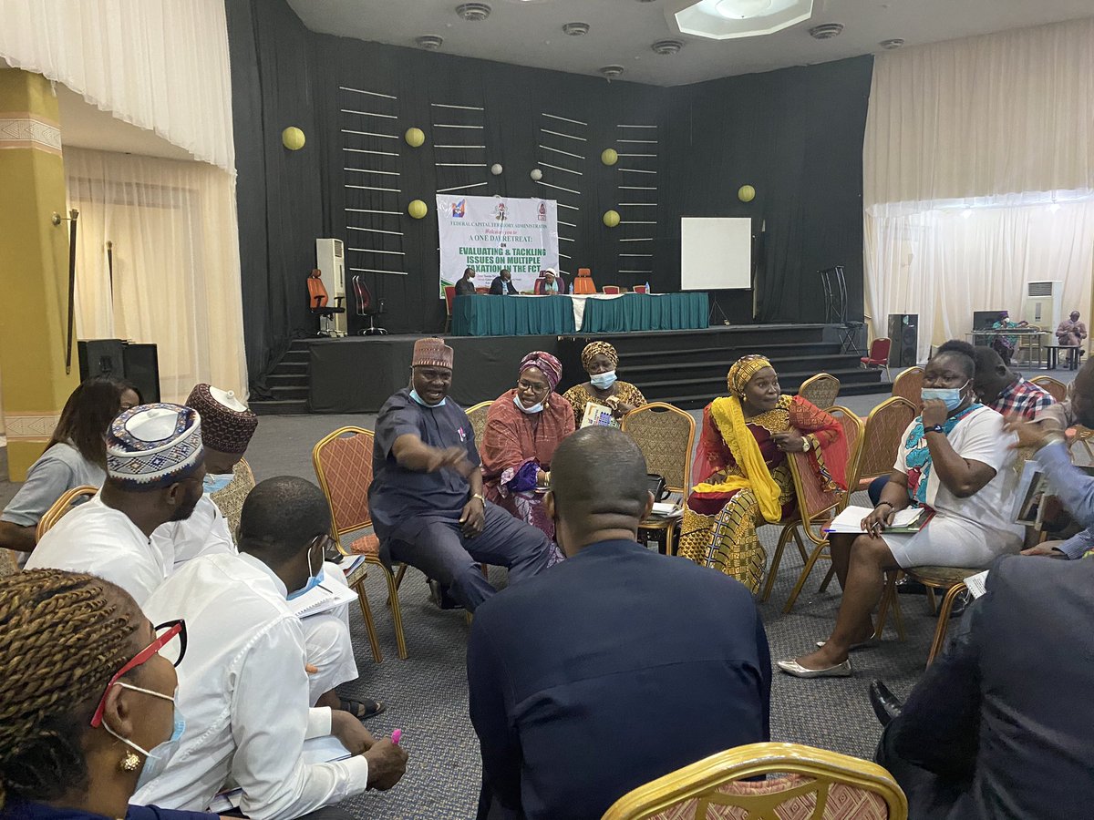 fcta_callcentre's tweet photo. Ongoing breakout session:Group 3- The need to have Unified Data for Revenue Collection in FCT #FCTTaxConvo @MuhdMusaBello @DrRamatuAliyu @OfficialFCTA https://t.co/doYkv7VX11