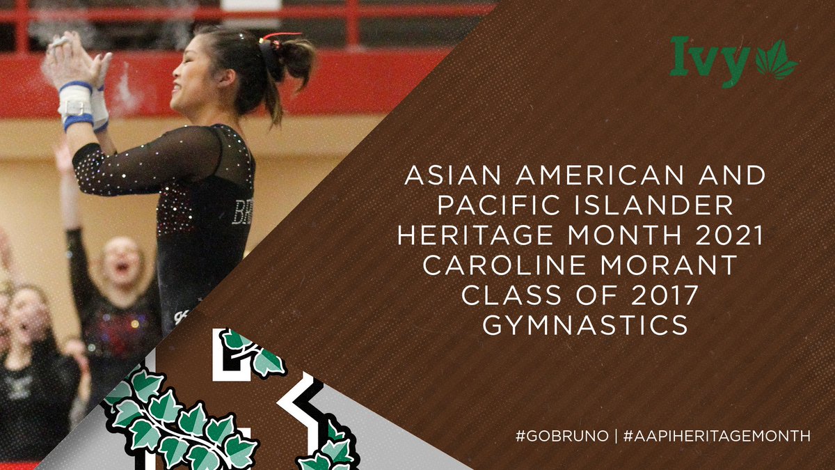 BrownU_Bears's tweet photo. Throughout the month of May, Brown Athletics will celebrate Asian American and Pacific Islander Heritage Month through a series of profiles.
➡️ Caroline Morant, Class of 2017, @BrownGymnastics
📰: https://t.co/5osd5KqNzN
#GoBruno 🐻
#4aapi
#APAHM https://t.co/D8oZBLdjCH
