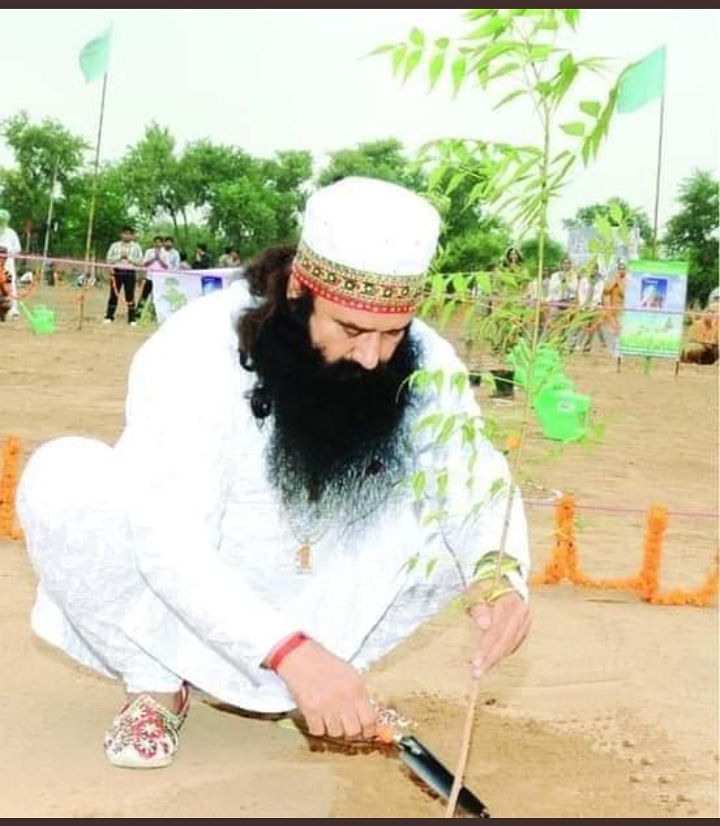 Under the great guidence of Saint Dr. Gurmeet Ram Rahim Singh Ji Insan Volunteers of #DeraSachaSauda plant trees in every occasion. #SaveNature 
#PlantTrees 
#NurtureTheNature 
#NatureCampaign
#MyDutyForNature
#SaintDrMSG
#SaintDrGurmeetRamRahimJi
#BabaRamRahim