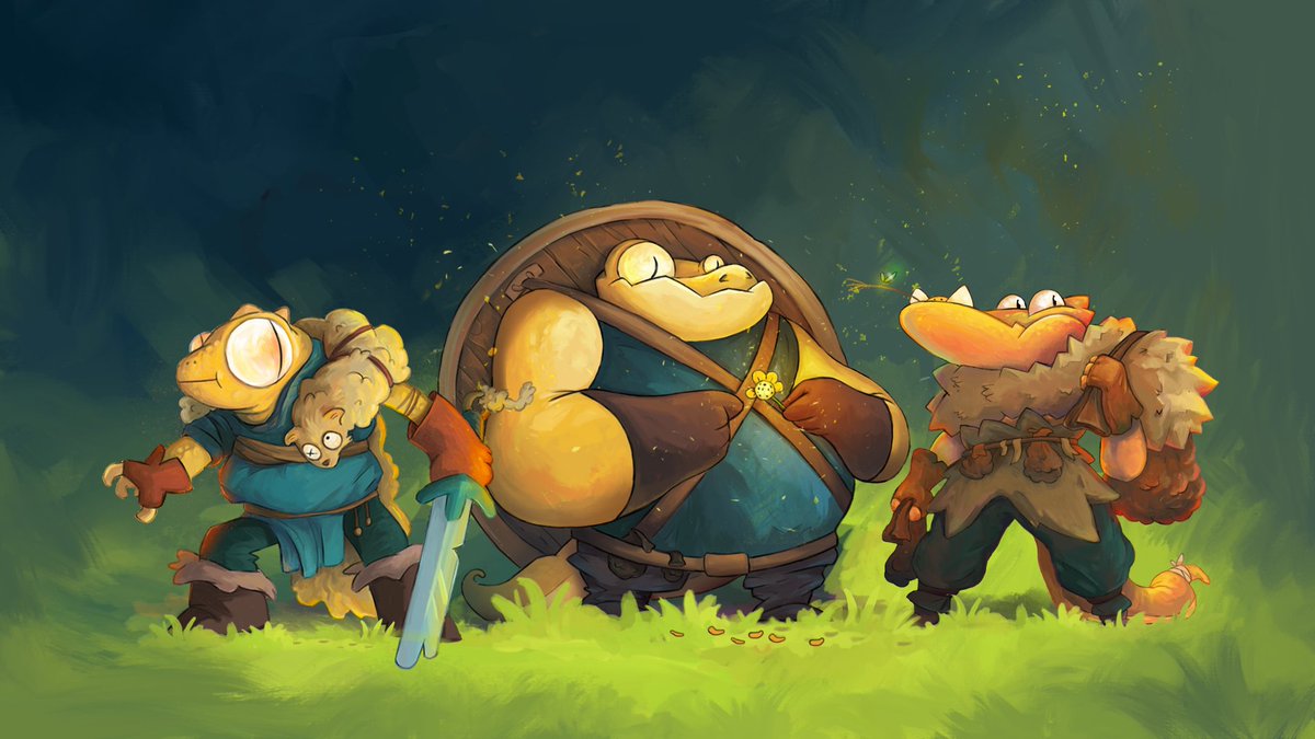 FranciscoMSart's tweet photo. The Croco trio is now complete 🐊⚔️

#indiedev #Illustration #ConceptArt #CharacterDesign #Animation #GameArt #Gameassests #GameDev https://t.co/RktGmByUcF