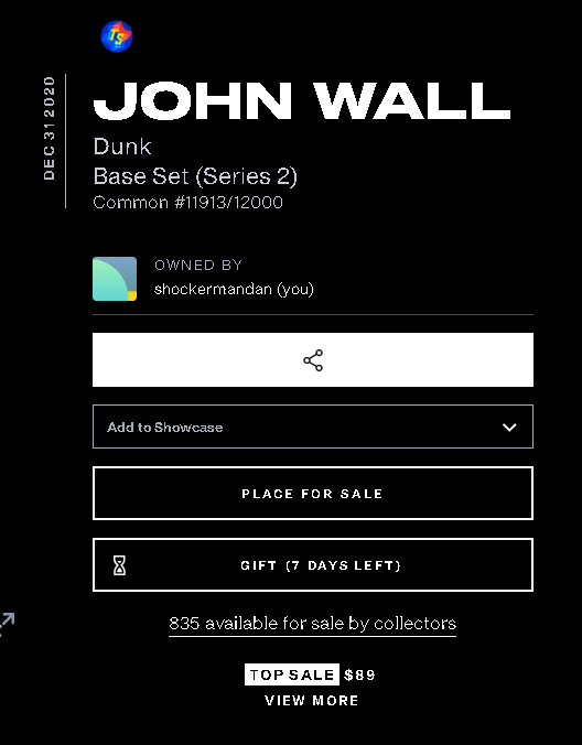 Giving away another shiny John Wall TS Debut on @nbatopshot. To enter:   

1⃣ Retweet (Required)
2⃣ Follow (I won't check but just do it srsly)
3⃣ Like (Optional)
4⃣ Comment TS Username (Optional)

Winner announced Friday 5/28! I'll be buying another one to keep my total JW @ 60