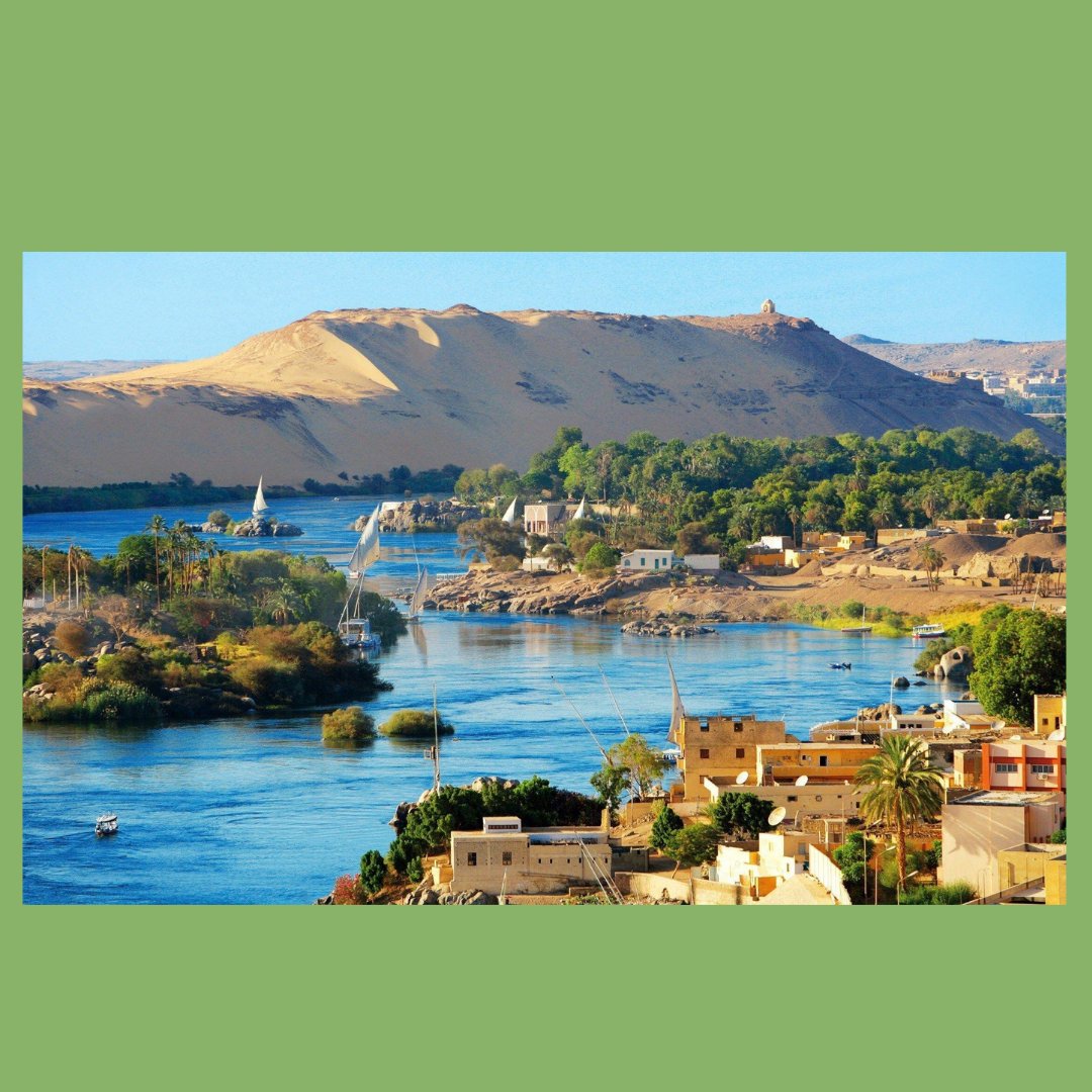3. AFRICA IS THE SOURCE OF THE WORLD’S LONGEST RIVER
The Nile River is the longest river in the world, is approximately 4,258 miles long and passes Flowing northward through 11 countries: Tanzania, Uganda, Rwanda, Burundi, DRC , Kenya, Ethiopia, Eritrea, Sudan and Egypt.
#Africa