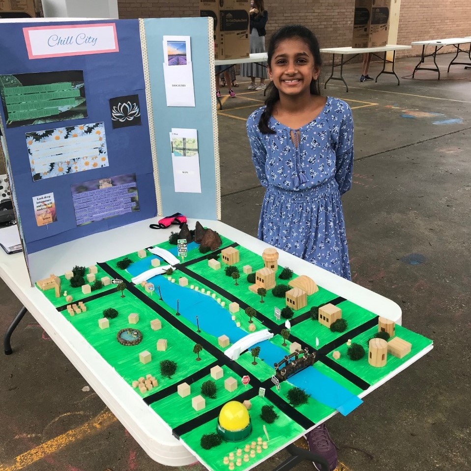 A student <a href="/RideCISD/">Ride Elementary, Conroe ISD</a> presented their project at the Texas Performance Standards Project Expo!