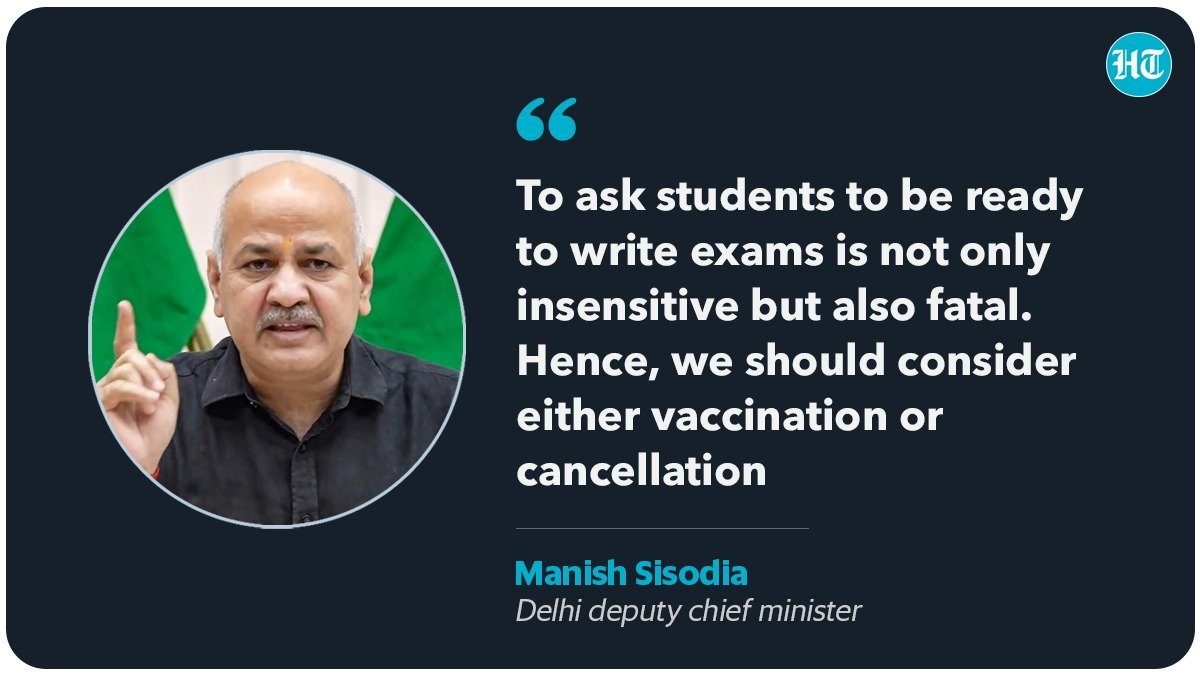 htTweets's tweet photo. #Class12Exam | 'Vaccination or cancellation' is Delhi government's suggestion to Centre 

https://t.co/h1A9KwRd0Q https://t.co/jImkbgutof