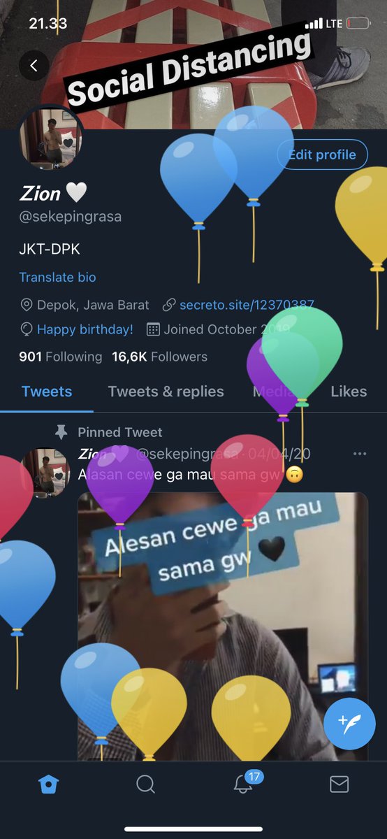 Baru tau balonnya bisa di pencet 😂😂