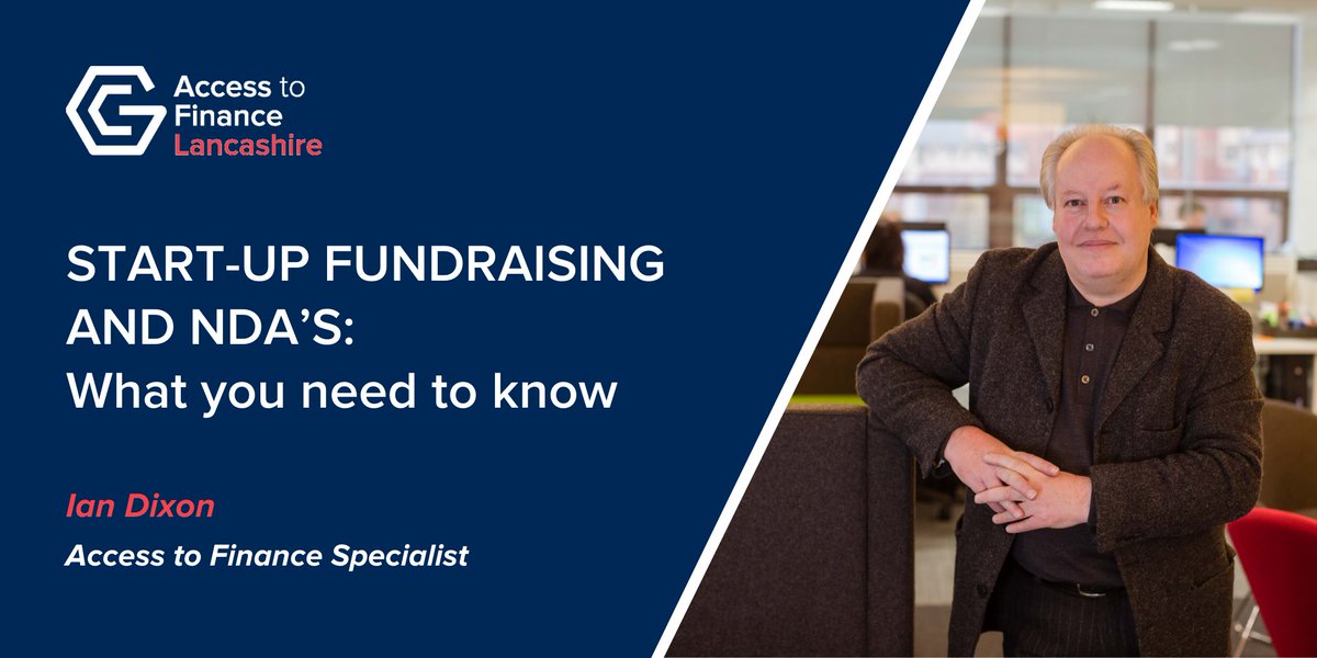 About to ask a potential investor to sign an #NDA? Think again!

#AccessToFinance specialist Ian Dixon shares his insights on the right approach to get the deal done and protect your ideas.

Read the article here: a2flancashire.growthco.uk/news/posts/202…

#StartUp #Fundraising #HereForBusiness