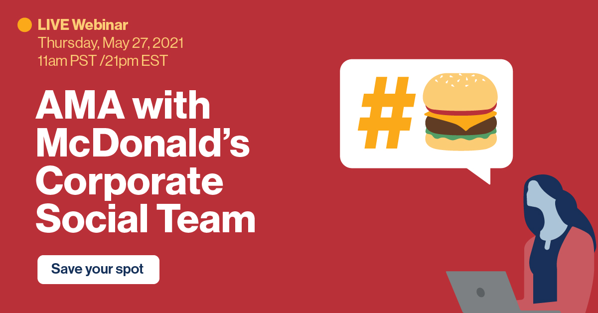 Hootsuite We Re Hosting An Ama Ask Me Anything With The Mcdonald S Social Team On Thursday Have A Question For The Mcdonald S Team Tweet Your Questions In Advance Using The Hashtag Hootsuite We Re Hosting An Ama Ask Me Anything With The Mcdonald S Social Team On Thursday Have A Question For The Mcdonald S Team Tweet Your Questions In Advance Using The Hashtag