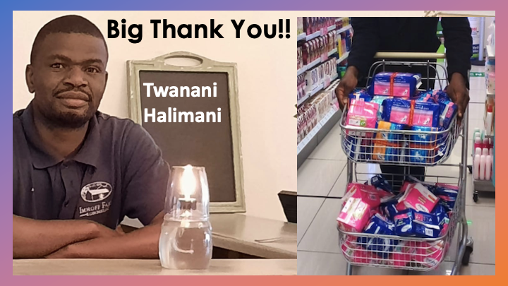 VICTOR_Foundtn's tweet photo. Thank you to @thndhlovu for investing the sanitary hygiene of over 28 adolescent girls. From all of us at @VICTOR_Foundtn. We will do all we can to keep girls in class. #28May is #InternationalMenstrualHygieneDay. We are gearing up for this day. Want to partner us, get in touch. https://t.co/lSa2yvmIJB