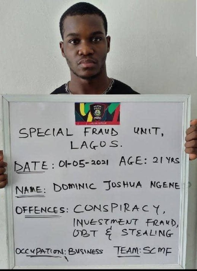 CaliphateTimes_'s tweet photo. 21-year-old Arrested for Allegedly Defrauding Over 500 Investors More than N2 Billion

READ STORY: https://t.co/J9Bsg1WAhj https://t.co/BGgrSKO6mz