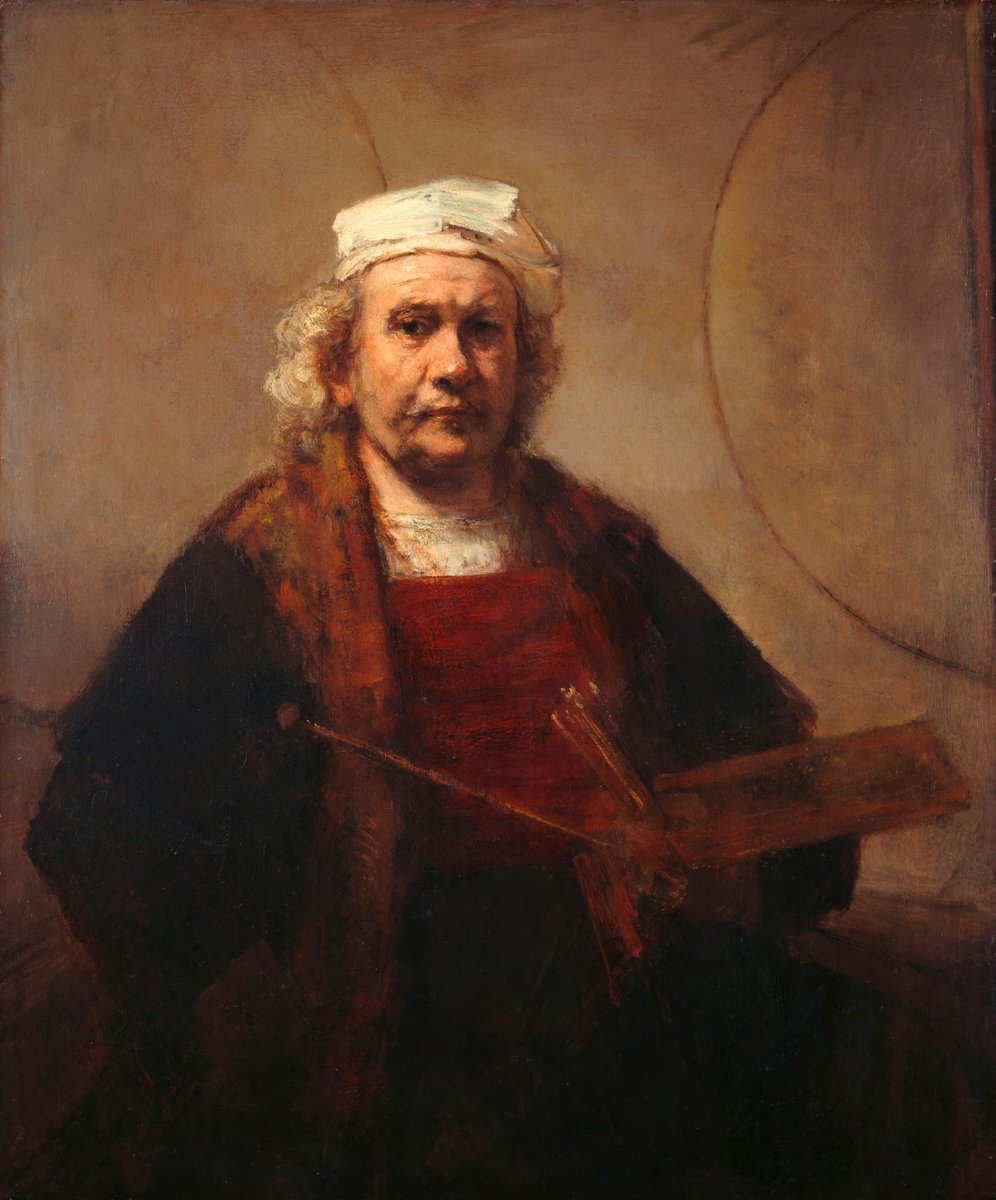 SiaArte's tweet photo. "Quando invecchiamo, la vita si esprime sui nostri volti, mostrando la nostra violenza, gli eccessi o le gentilezze" (Autoritratto con due cerchi, 1665)
#Rembrandt
#autoritratto
#diffondiamolabellezza
#citazioniarte https://t.co/xZBcj4g99B