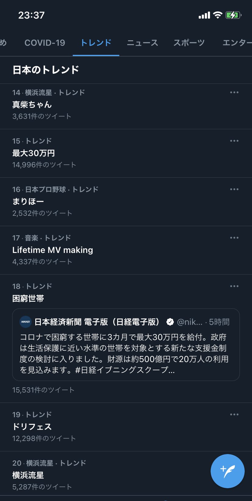تويتر ちゃあ على تويتر このトレンドの前につく言葉ってどういうところから拾うのかたまに謎なんだけど 横浜流星というのは音楽やスポーツに並ぶようなカテゴリってことかな 着飾る恋 横浜流星 T Co Rkl9ijvo3e