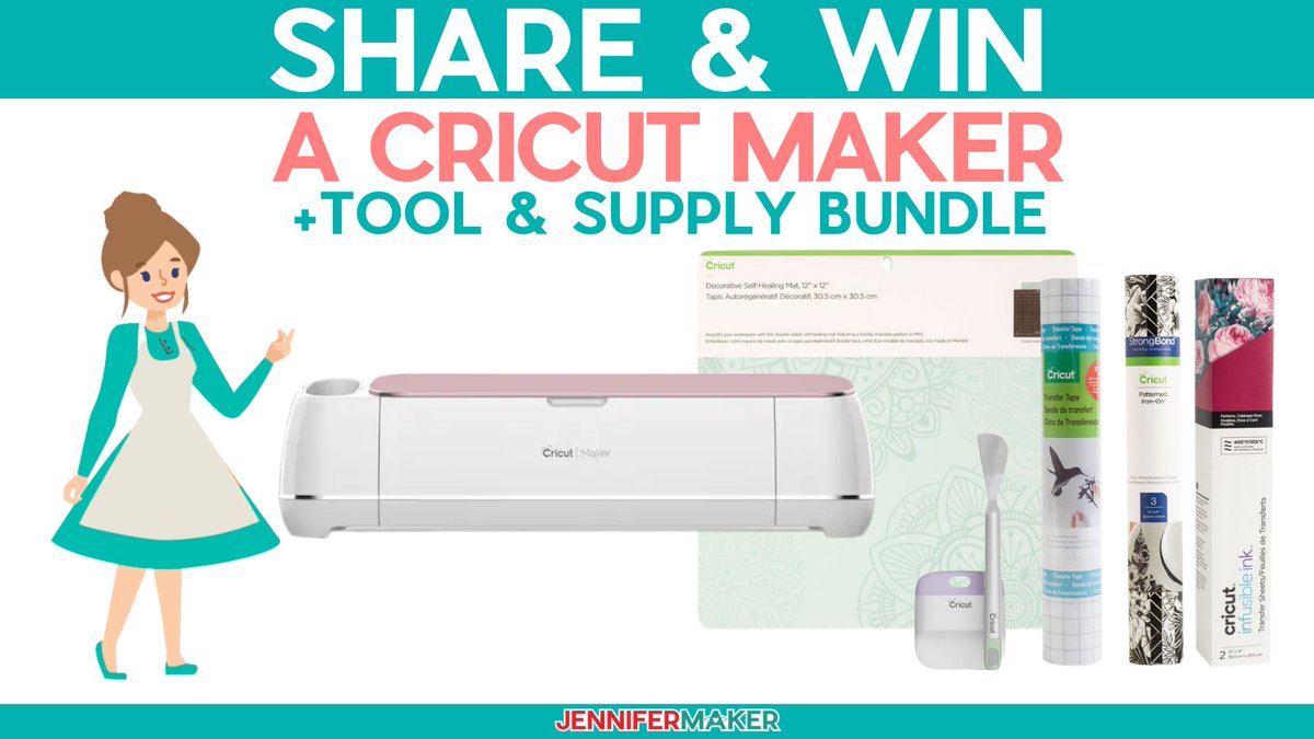msjennifermaker's tweet photo. Today is the last day to enter to win a #CricutMaker!  This month, we’re giving away a Cricut Maker, tool and supply bundle!  ❤️

👉 Enter to #win here: https://t.co/P7NR0lt6XR
Enter DAILY! #Giveaway ends on May, 25, 2021. Open to US and Canadian residents only! https://t.co/2VS3ptUwGl