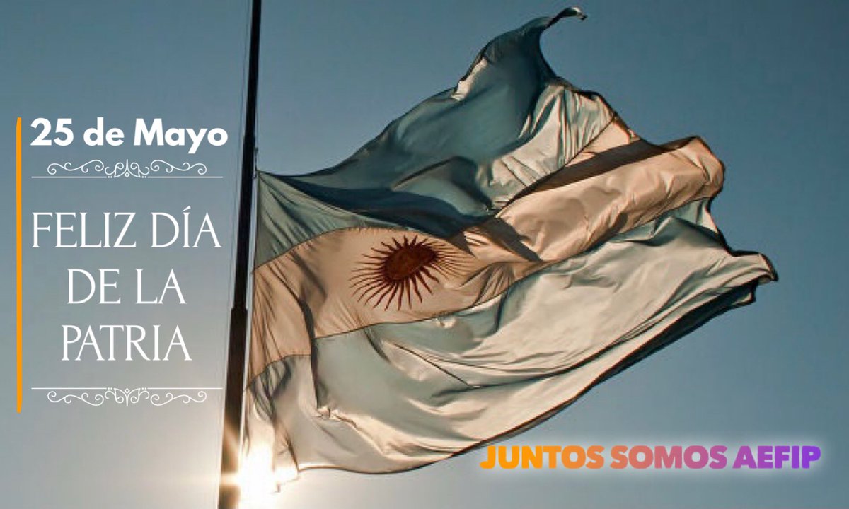 #25deMayo 🇦🇷 
“Es justo que los pueblos esperen todo bueno de sus dignos representantes; pero también es conveniente que aprendan por sí mismos lo que es debido a sus intereses y derechos” Mariano Moreno