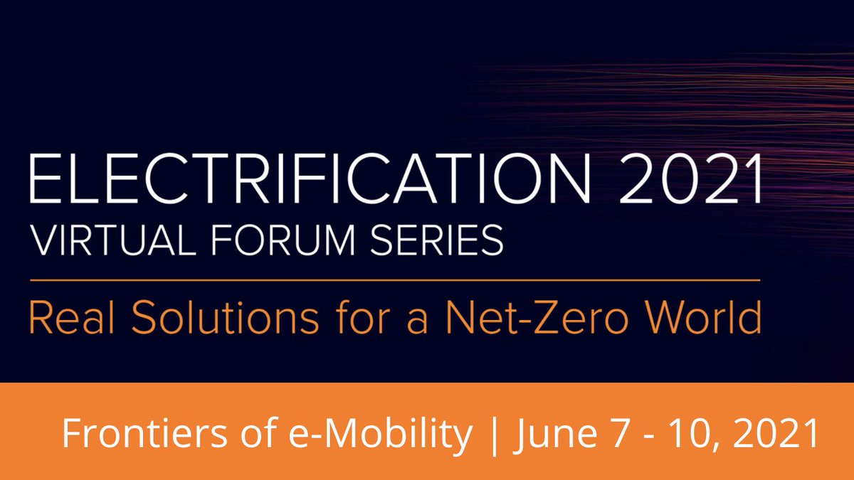 Save the date! Join our co-founder John Wheeler on June 9th, 12:30–1:30pm PDT, for a virtual @EPRINews panel: 'Straight Talk on Vehicle-to-Grid' — part of the forum series.

@Johnmz of @NYPAenergy will moderate. More details to come! electrification2021.com/agendas/fronti… #ElectricTogether #V2G