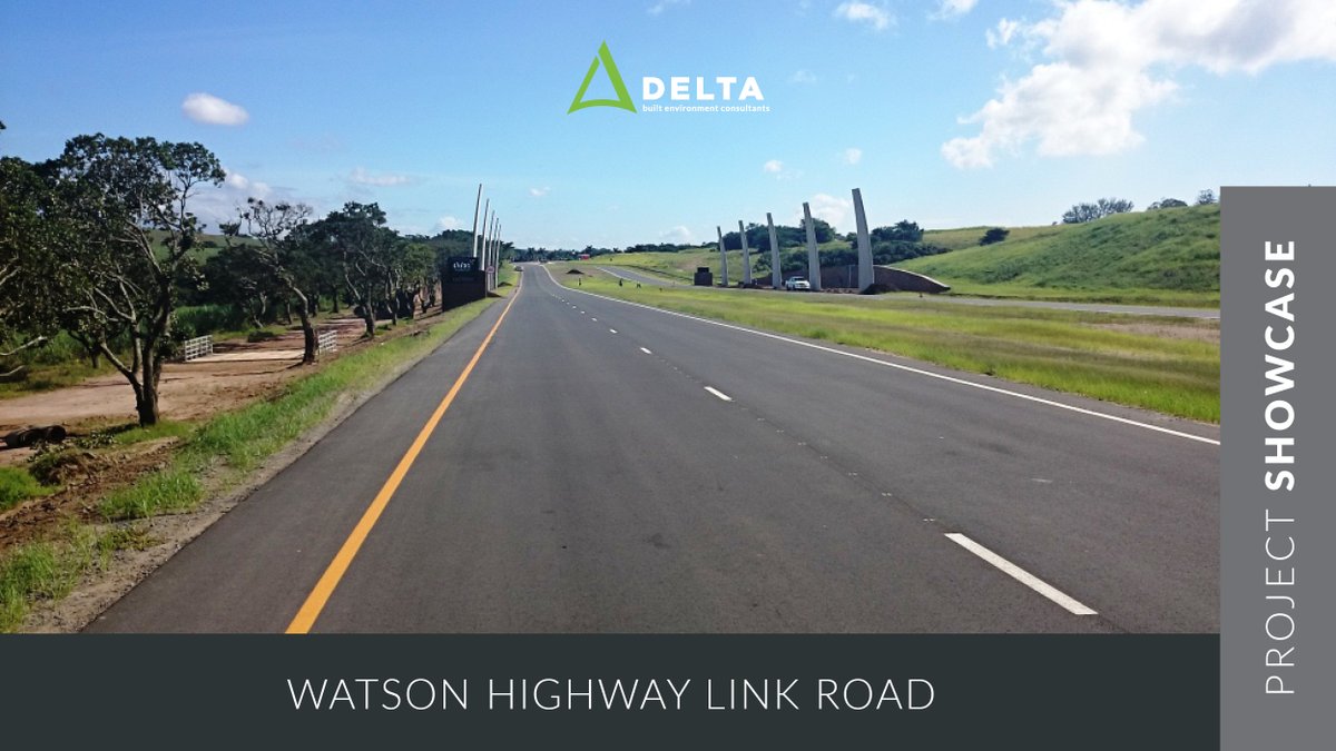 DeltaGroup_SA's tweet photo. Delta BEC was appointed by Dube TradePort to provide planning, design, and construction supervision services for the Watson Highway link road project.

#EngineeringDesign #ProjectManagement #ProjectProcurement #ConstructionSupervision #Highway #WatsonHighway #DubeTradePort https://t.co/FZGCelKH5V
