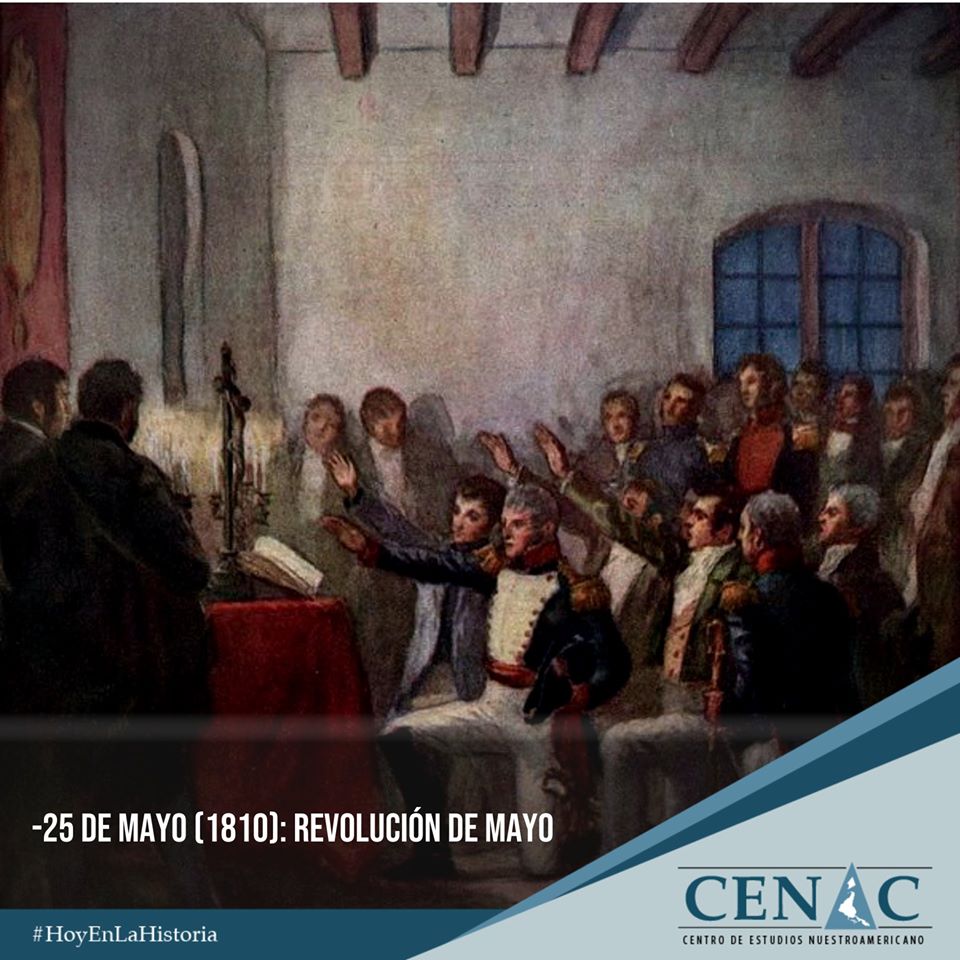 CenacArg's tweet photo. #Efemérides

#HoyEnLaHistoria

25 de Mayo (1810): Revolución de Mayo.
En los primeros días de mayo del año 1810, había llegado la noticia a Buenos Aires de que la Junta Central de Sevilla -aquella que había designado... Seguí leyendo acá: https://t.co/2mcqq8K6iD https://t.co/Bj32MNfnF0