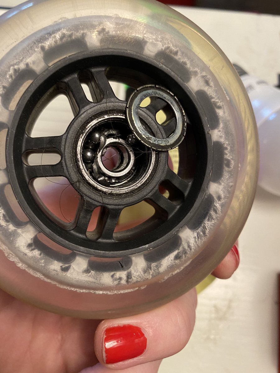 Blew out the bearings on my razor scooter. What Lol 😆 what color should I replace the wheels? #razor #scooter #Wheels