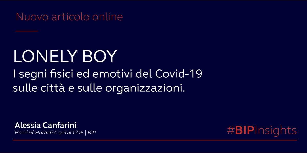 Bip_Group's tweet photo. Lo sconvolgimento sociale ed economico che ha causato il Covid-19 sta già lasciando segni fisici ed emotivi nelle città e nelle organizzazioni.
Nell'articolo di oggi Alessia Canfarini, Head of Human Capital CoE BIP, descrive i "new ways of working"!👇
https://t.co/Uv7mgBxMKw https://t.co/zOKf2GcDu8