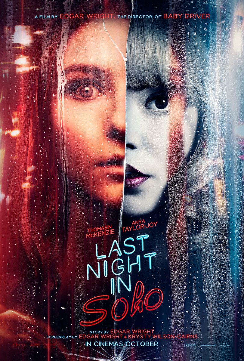 I've been dreaming of this film for a while, but soon will be the time for it to haunt you too. I'll see you in the dark of the cinema this October for #LastNightInSoho.