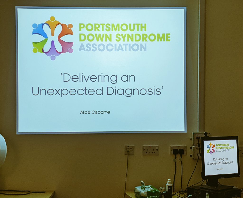 alice0sborne's tweet photo. Another fab training session with the @Maternityatphu and #NICU #nurses this morning, representing @PortsmouthDSA Enjoyed the discussions on how 'Deliver an unexpected Diagnosis' and the power that language has π #PortsmouthDSA #LanguageMatters #ChanceNotRisk #AnythingButSorry https://t.co/1uRflplLur