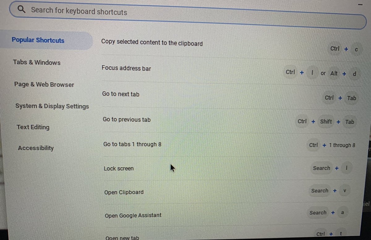 ms_marymarcello's tweet photo. What?! My Chromebook Can Do That?! Ss giggle their way through learning different shortcuts (Control, ALT, / ) #accessibilityoptions @TheCobblestoneC @GuardiangelsWB https://t.co/Y60lvN741L
