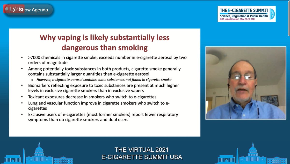 ChaunceyGardner's tweet photo. USA E-Cig Summit:
Neal Benowitz, of UCSF Center for Tobacco Control Research, Tom Glynn, and 13 other top tobacco control leaders will soon publish a review.  Their review will be a serious blow to #HarmReduction deniers.

The real world seems to disagree with @WHO @FCTCofficial https://t.co/Sed0cHZ1Nv
