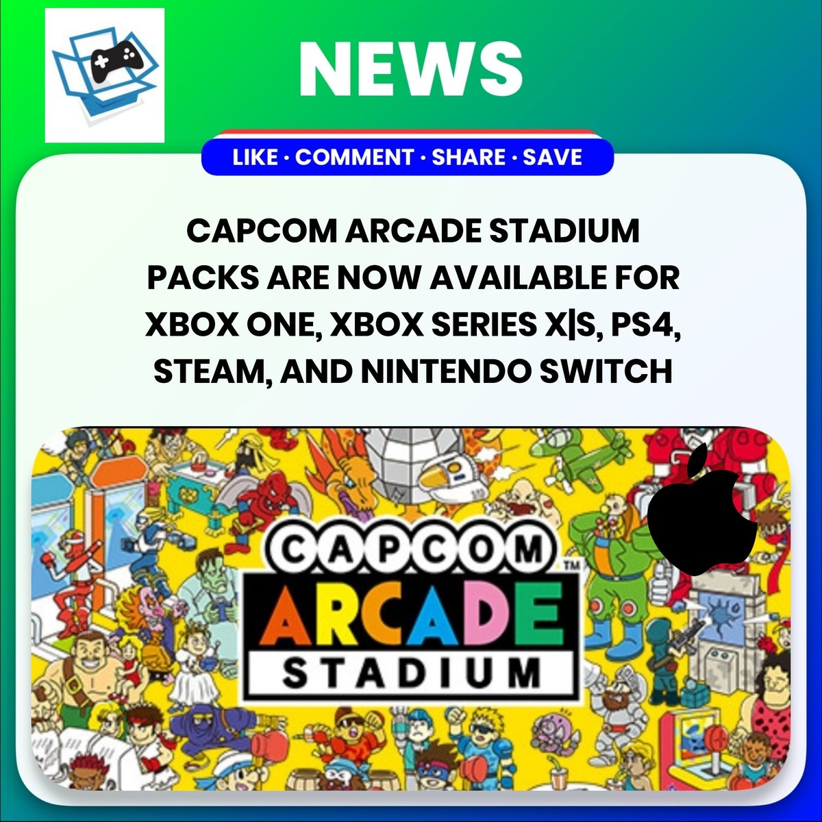 GamingNewsHub3's tweet photo. FOLLOW @gamingnewshub3 for more gaming NEWS and INFO. ๐ฅ
#capcop #gamingnews https://t.co/NZSwwzXw8l