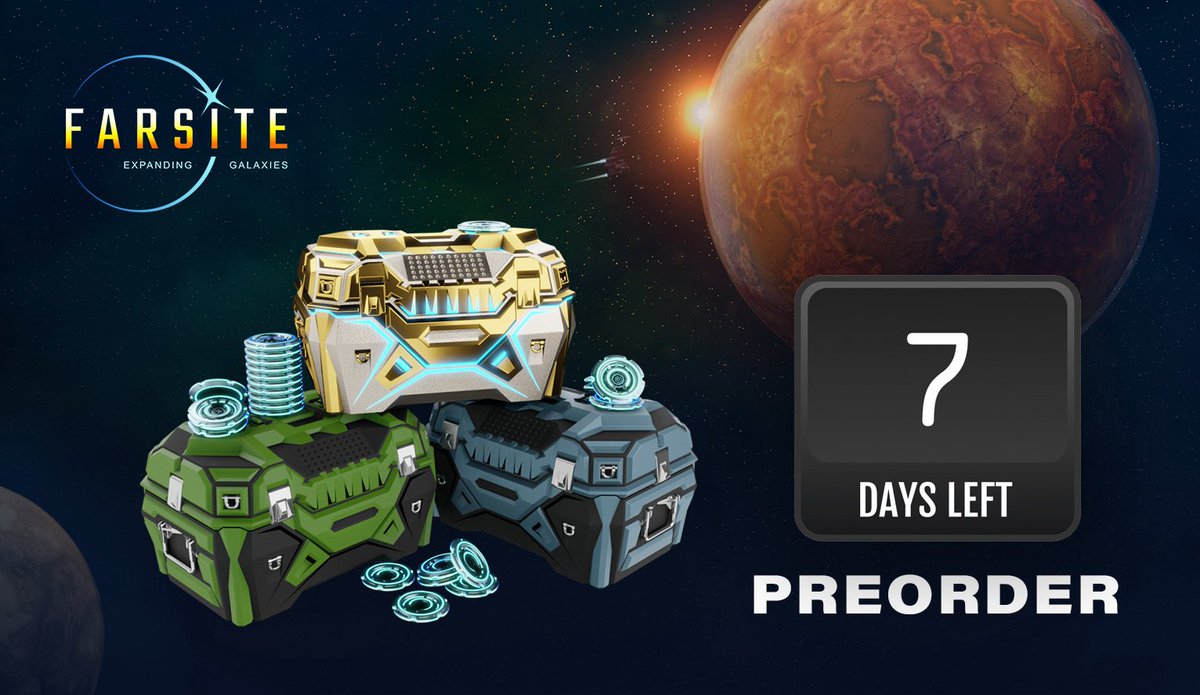 farsite_online's tweet photo. Save the date 🗓 May 31 — reserve ERC-20 backed NFTs for the upcoming Ethereum 2 game @farsite_online

Enlist today to claim your starter Spaceship cNFT: https://t.co/AqOlYEgMPE https://t.co/xuzwTRC15s