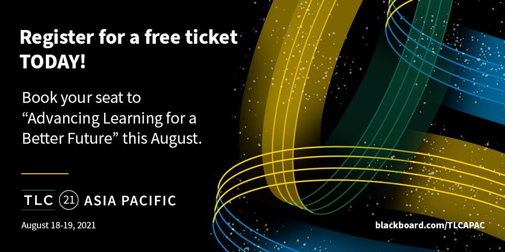 Blackboard's tweet image. Here&apos;s something to brighten up your (fill in the blank) Tuesday :) Registration for #TLCAPAC is now open! Book your seat for 18-19 August and join us and the education community in &quot;Advancing Learning for a Better Future&quot;. buff.ly/2RO2kyW
