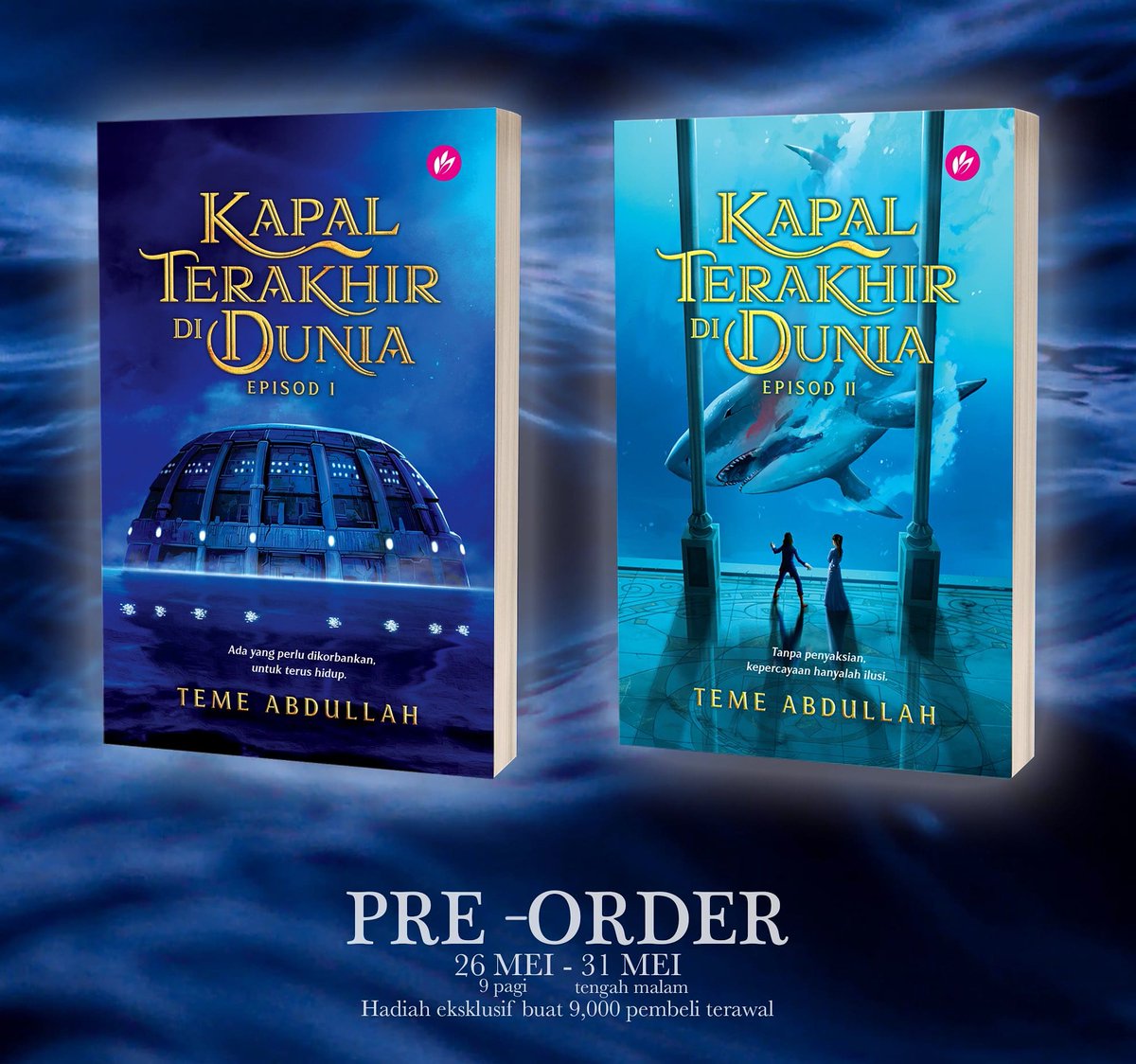 hanibookstore's tweet photo. Pre Order Kapal Terakhir Di Dunia by Teme Abdullah🔥

Macam mana nak dapat Book Badge ini?
1. TERHAD kepada 9,000 pembeli KOMBO Kapal Terakhir Di Dunia
2. 1 Kombo buku akan dapat 1 Book Badge
3. Book Badge akan dapat secara rawak, tidak boleh pilih tau. https://t.co/DX2CU0K4F6