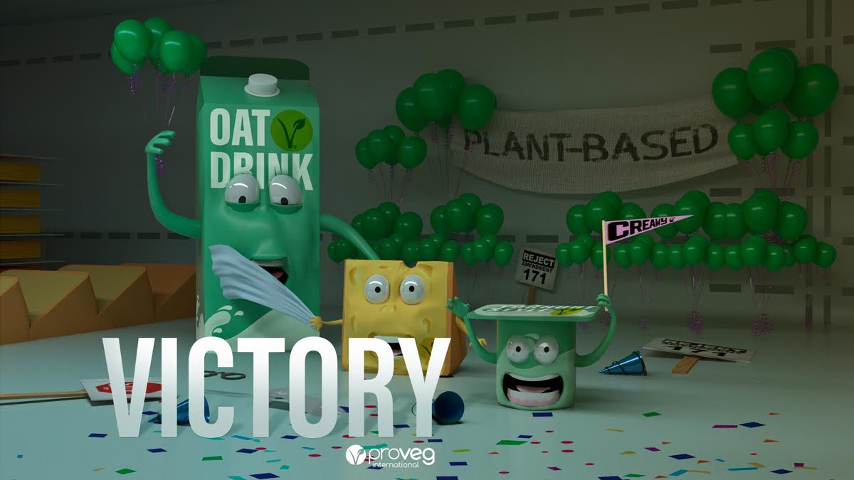 ProVeg_UK's tweet photo. Europe has spoken: plant-based dairy censorship is off the table 🎉

This is a huge victory for the planet 🌏

Common sense has prevailed. You can’t ignore nearly half a million consumers!

#StopAM171 #StopPlantBasedCensorship https://t.co/943gPTxy0H