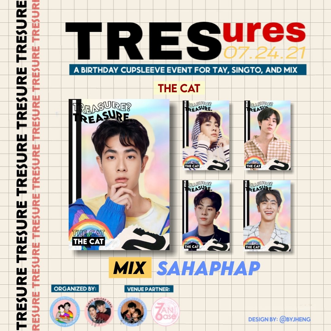 cebuBLorg's tweet photo. 📌PHOTOCARD DESIGN FOR TRESures: a birthday cupsleeve event for Tay, Singto, and Mix

#TRESures https://t.co/wFMrUNUc1r