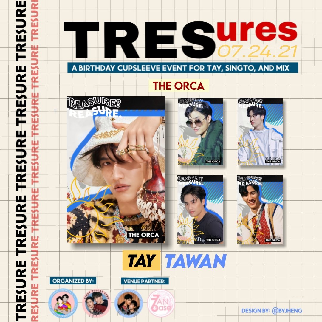 cebuBLorg's tweet photo. 📌PHOTOCARD DESIGN FOR TRESures: a birthday cupsleeve event for Tay, Singto, and Mix

#TRESures https://t.co/wFMrUNUc1r