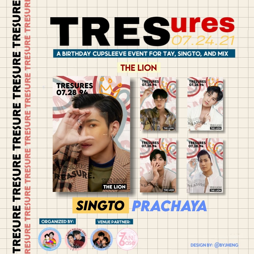 cebuBLorg's tweet photo. 📌PHOTOCARD DESIGN FOR TRESures: a birthday cupsleeve event for Tay, Singto, and Mix

#TRESures https://t.co/wFMrUNUc1r