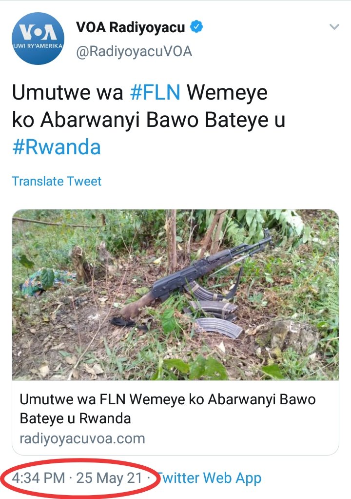 alainamiBurundi's tweet photo. @RadiyoyacuVOA @RadiyoyacuVOA Ni kuki #FNL ihakana yuko yateye iva Iburundi mukanavyandika in the previous article still bihushanye na title? Ubu naho you delete it and you post another one mwabifuse with the same title! Muri imbwa #mujeri Fuckin #DMI puppet😠🤬. @willynyamitwe @ApolloSmile https://t.co/A6NlW0a7Md