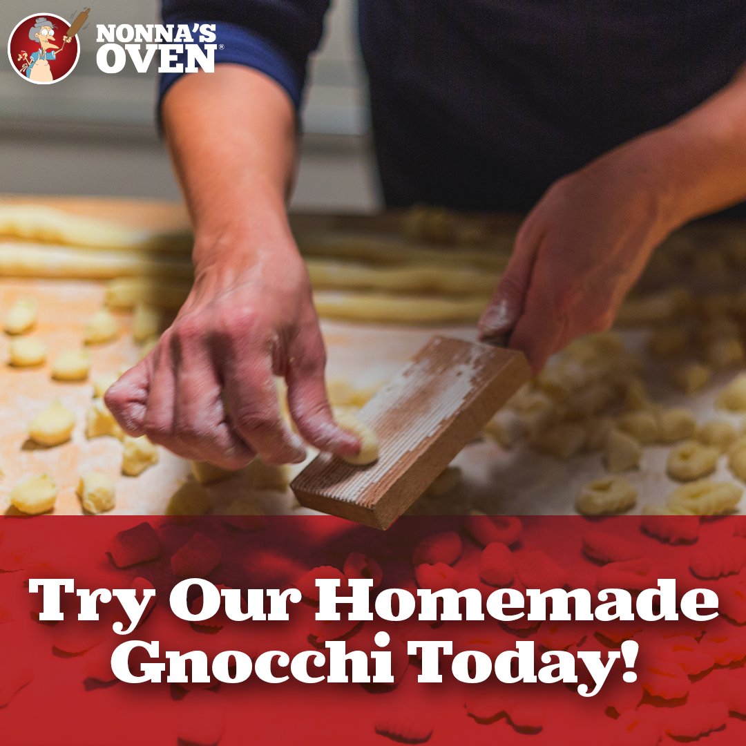 We'll bet that our homemade gnocchi tastes exactly like nonna used to make. Try it today and compare it for yourself!!!