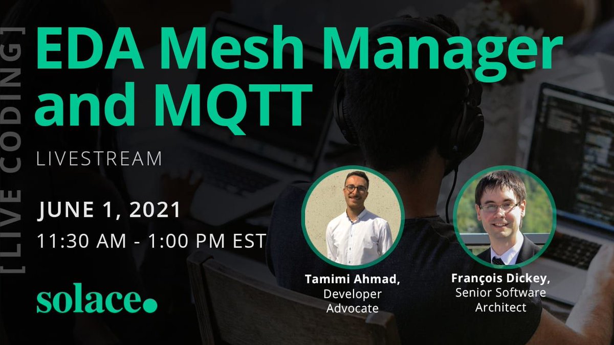 SolaceDevs's tweet photo. Mark your calendar! Next week, June 1st we will be running a live coding event showcasing how to setup and configure a global event mesh! Check it out below and click the add to calendar button
https://t.co/A29enfroz9
#eventmesh @TweetTamimi https://t.co/J0MPxTsWq0