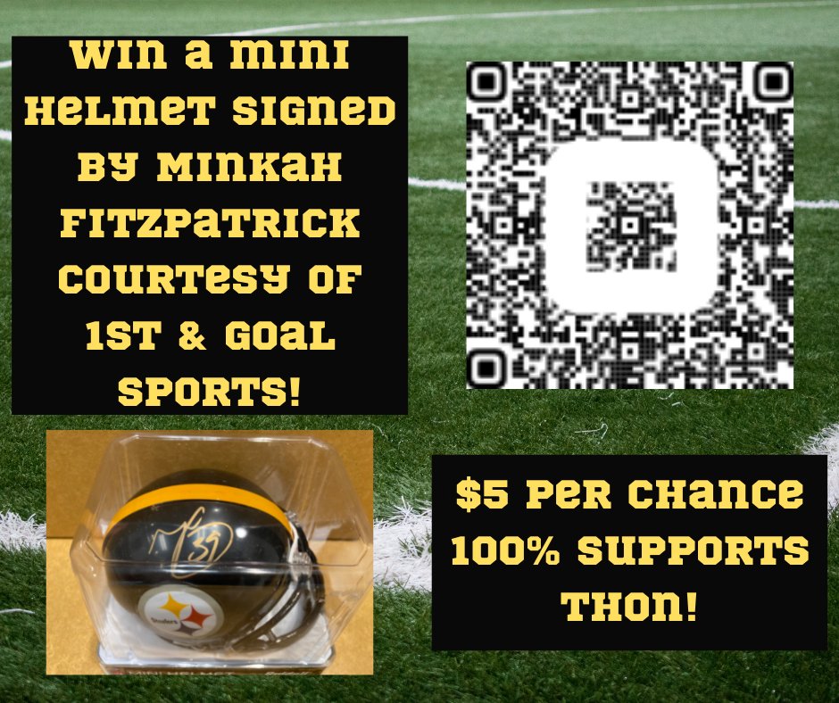 Minkah Fitzpatrick Signed Mini Helmet Raffle: For The Kids! conta.cc/3hHfXuz