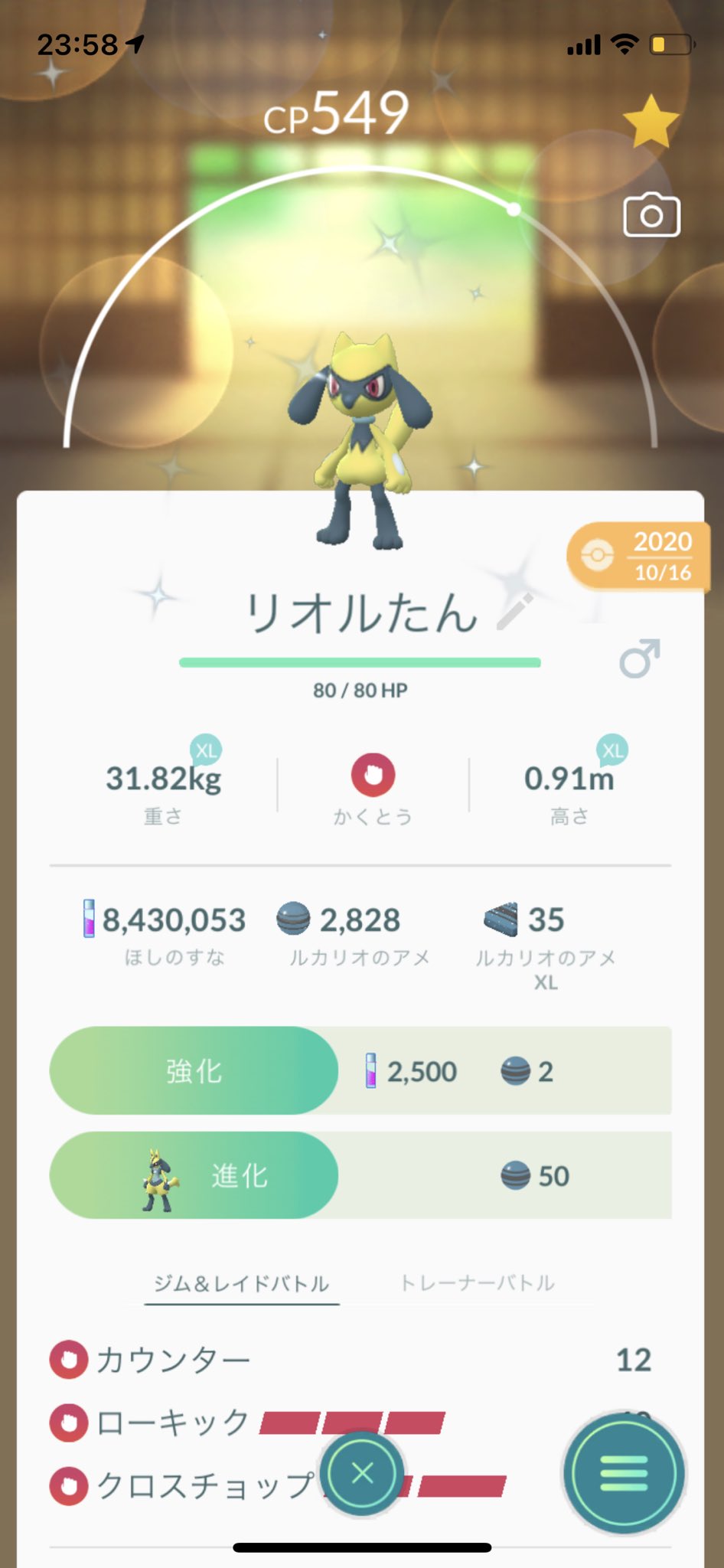 あまつき ポケモンgoをプレイしていて1番頑張ってることが大好きなルカリオ リオルを集めることなんですが 密かに目標としていた メガルカリオ実装までにルカリオのアメ3000個 がもうすぐ達成できそうです T Co Yx5tshjv2q Twitter あまつき ポケモンgoをプレイしていて1番頑張ってることが大好きなルカリオ リオルを集めることなんですが 密かに目標としていた メガルカリオ実装までにルカリオのアメ3000個 がもうすぐ達成できそうです T Co Yx5tshjv2q Twitter