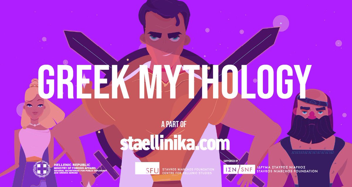 Greek myths inspire, educate, entertain and connect people around the world! That is why we are so excited to announce the launch of @staellinika's Greek mythology course (for kids aged 8+)! Made possible thanks to @SNForg! ow.ly/QofQ50ESCna #staellinika #GreekMythology