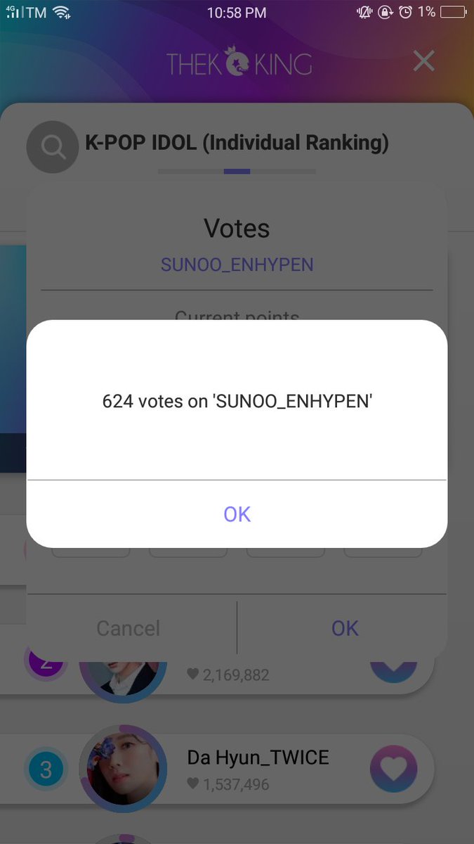 softyksunoo's tweet photo. my last cutie 624 votes 😊 https://t.co/ZaSi5aGcuy